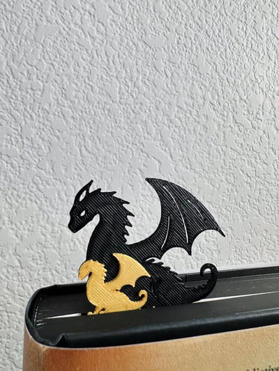 Crimsonmark Acrylic Dragon Bookmark Set of 3 PCS