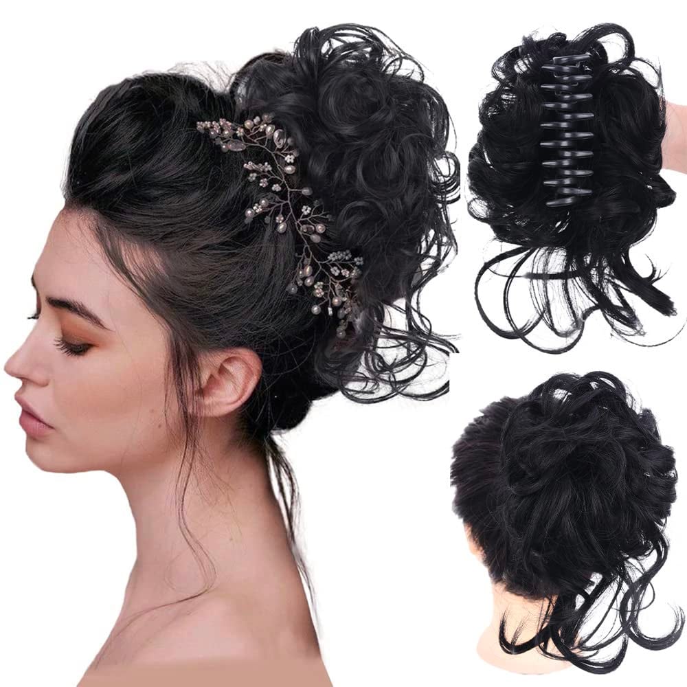 Loopybun Clip-in Curly Hair Bun Piece