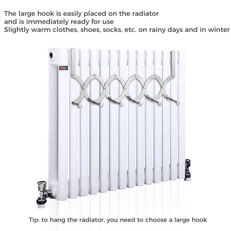 Hookit Retractable Metal Coat Hanger