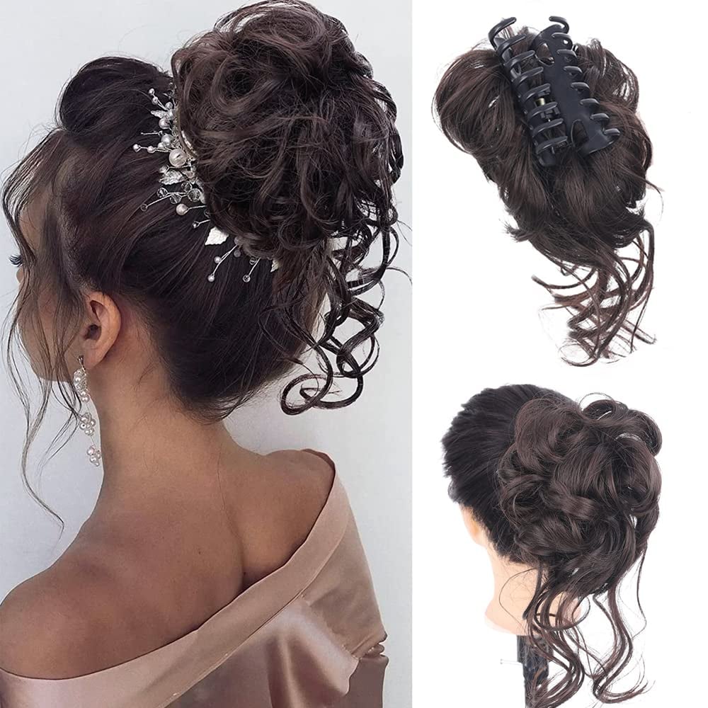 Loopybun Clip-in Curly Hair Bun Piece