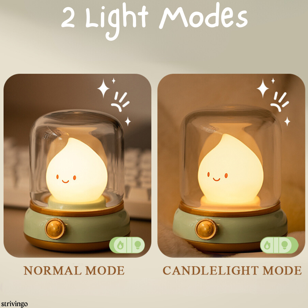 BUY 1 GET 1 FREE! Adoralume Cute Cartoon USB Rechargeable LED Lamp