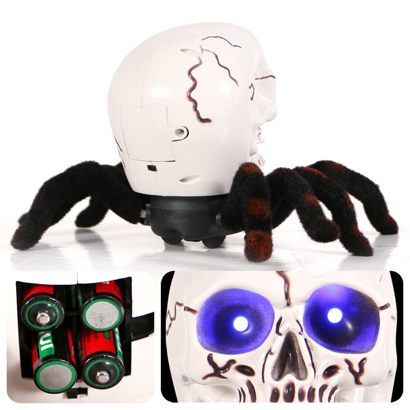 Arachnoskull Remote Control Halloween Skull Tarantula