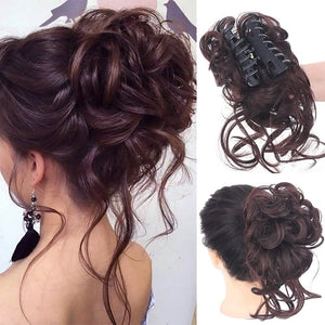 Loopybun Clip-in Curly Hair Bun Piece