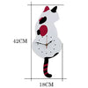 Cattime Nordic Cat Tail Wagging Wall Clock