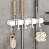 Hangarmop Mounted Mop Holder with Hooks