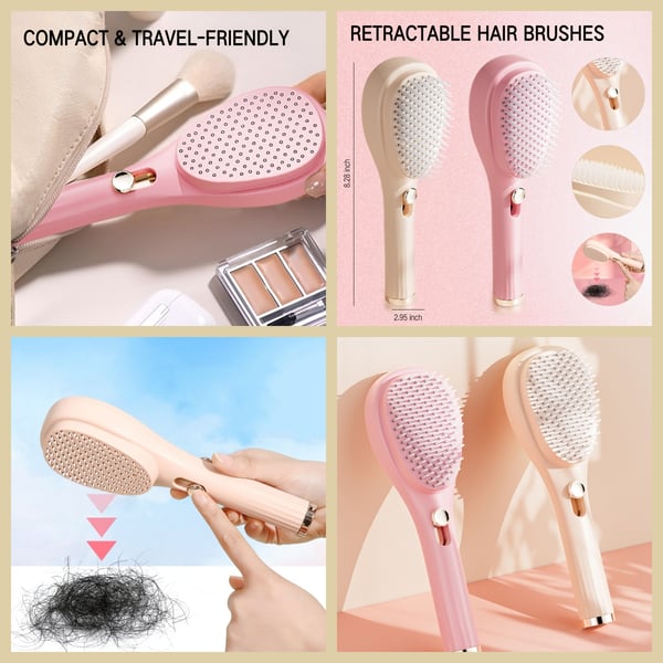 Retracomb Magic Self-Cleaning Hair Massage Comb