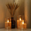 Flamelite Flickering LED Candle Set Of 3 with remote control