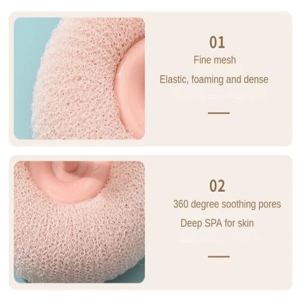 Luxshower™ High-End Bath Sponge with Suction