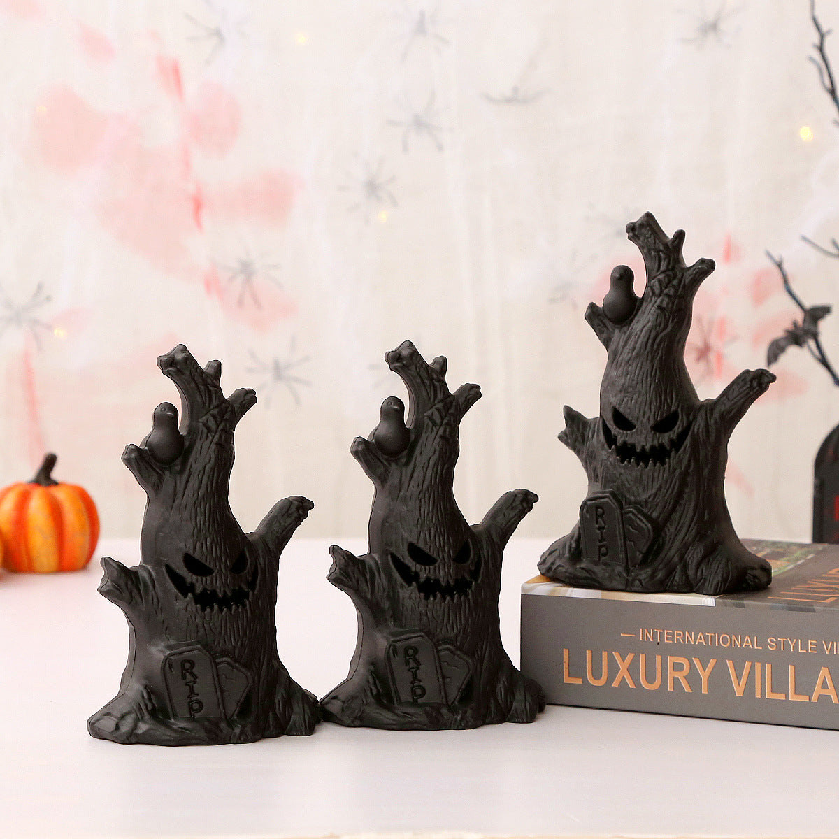 Spooktree Halloween Ghost Tree LED Lights | Set of 3