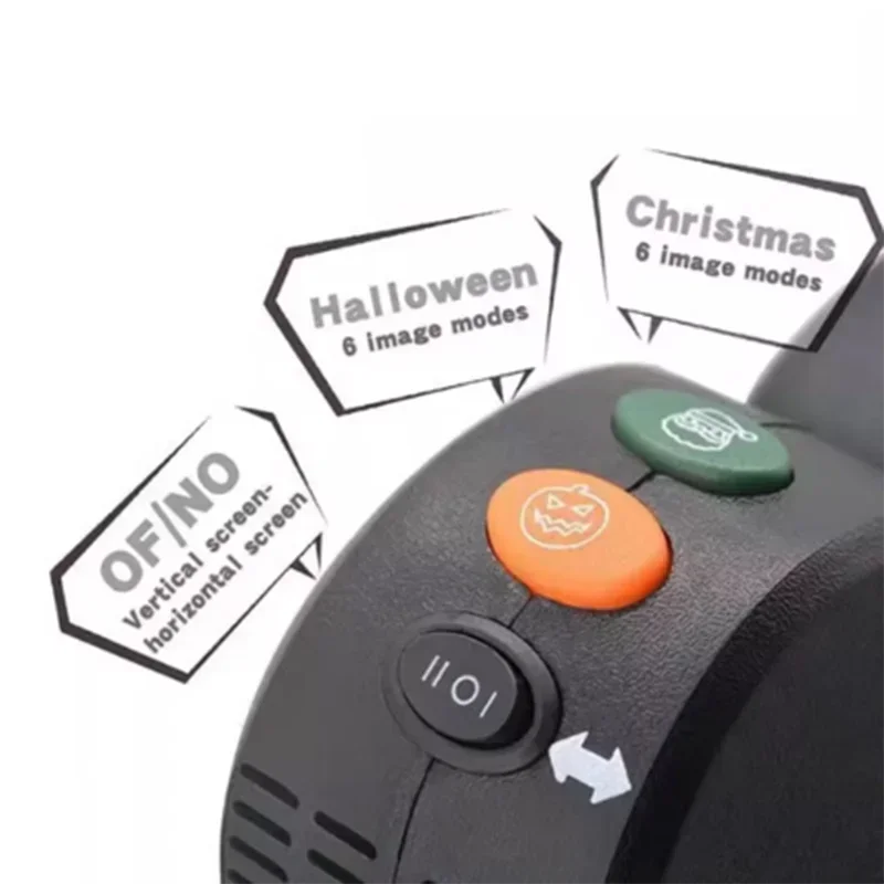 HALLOWEEN Projector incl. Screen