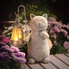 Scattue Solar Cat Resin Statue