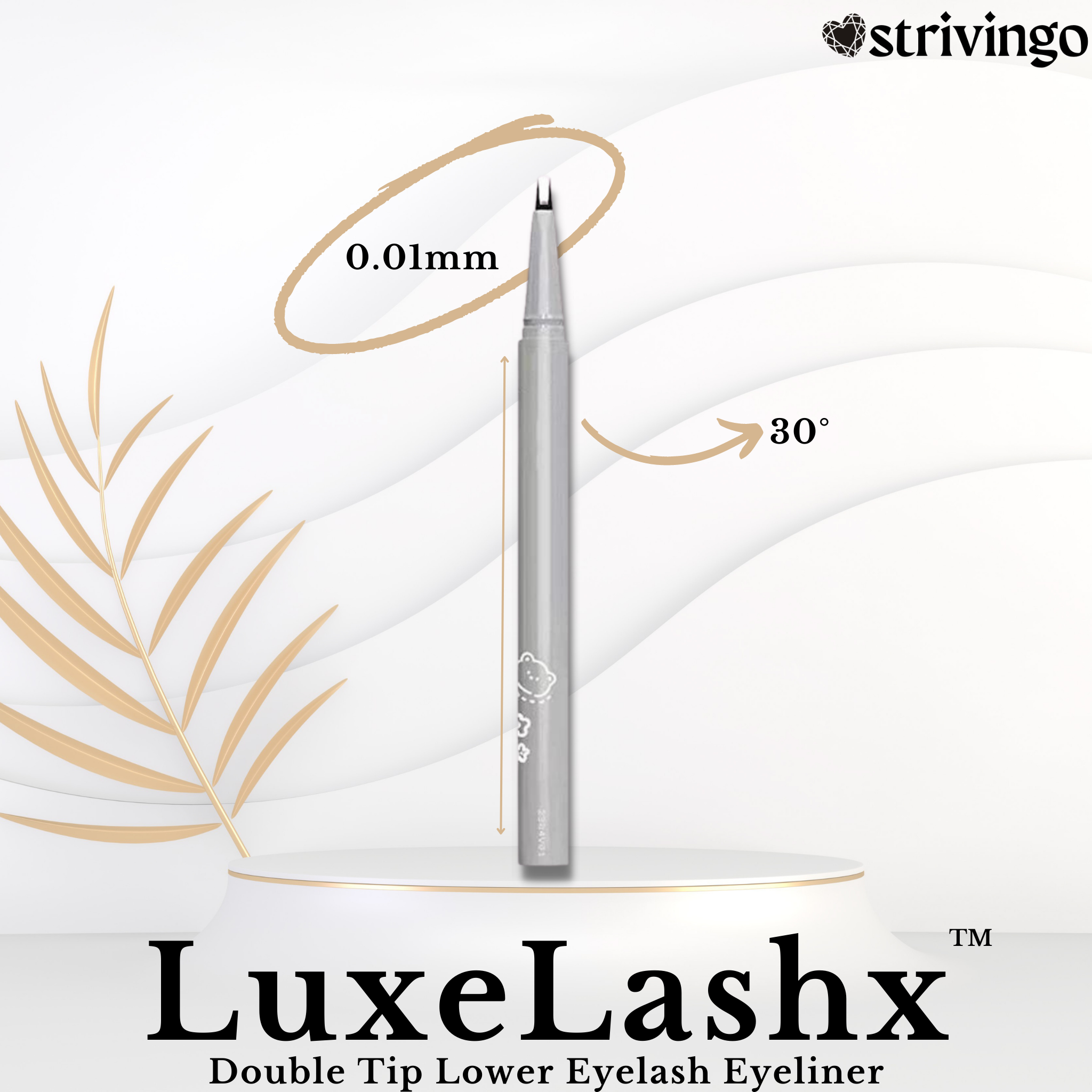 LuxeLashx™ Double Tip Lower Eyelash Eyeliner