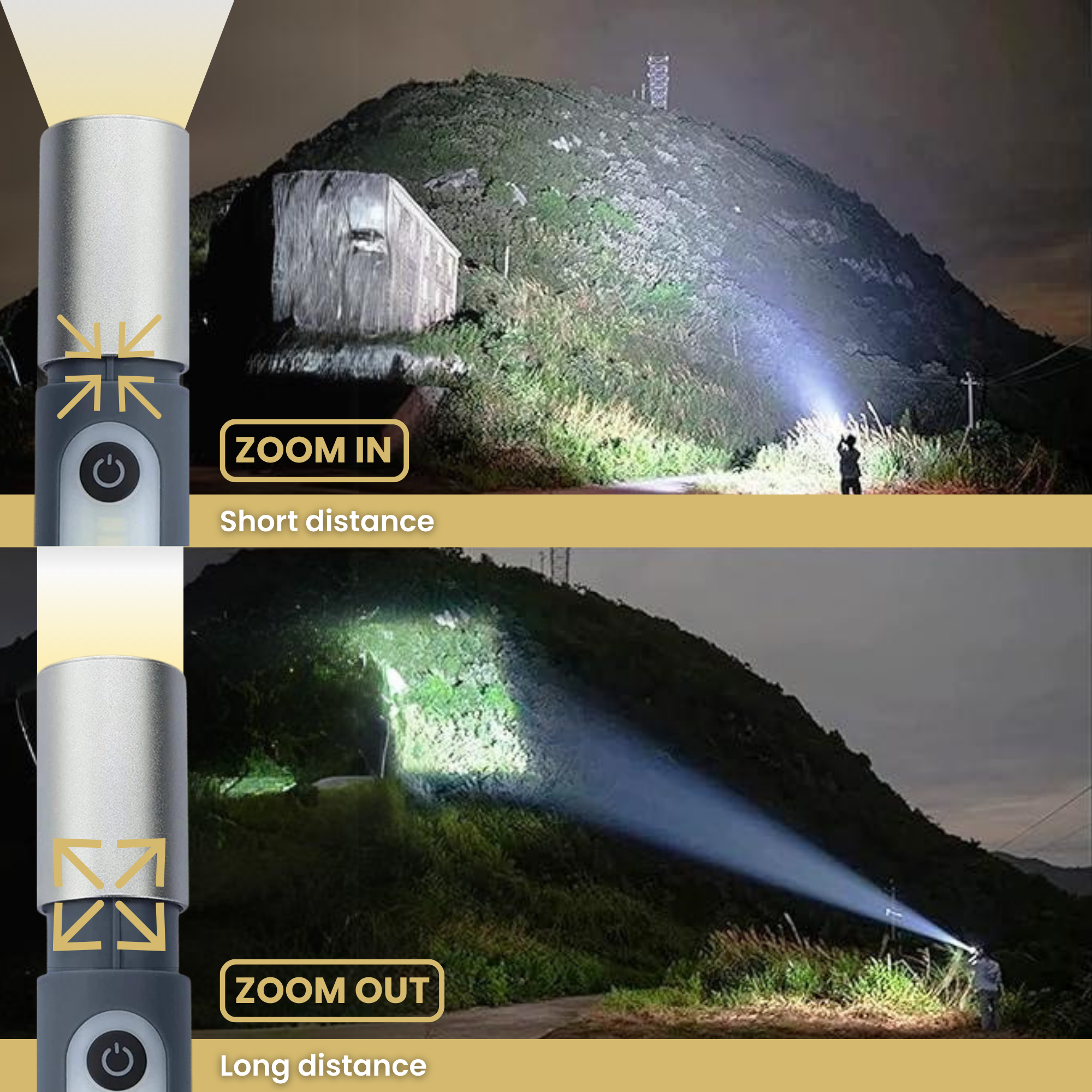 BUY 1 GET 1 FREE! | Zenlight™ LED Rechargeable Flashlight