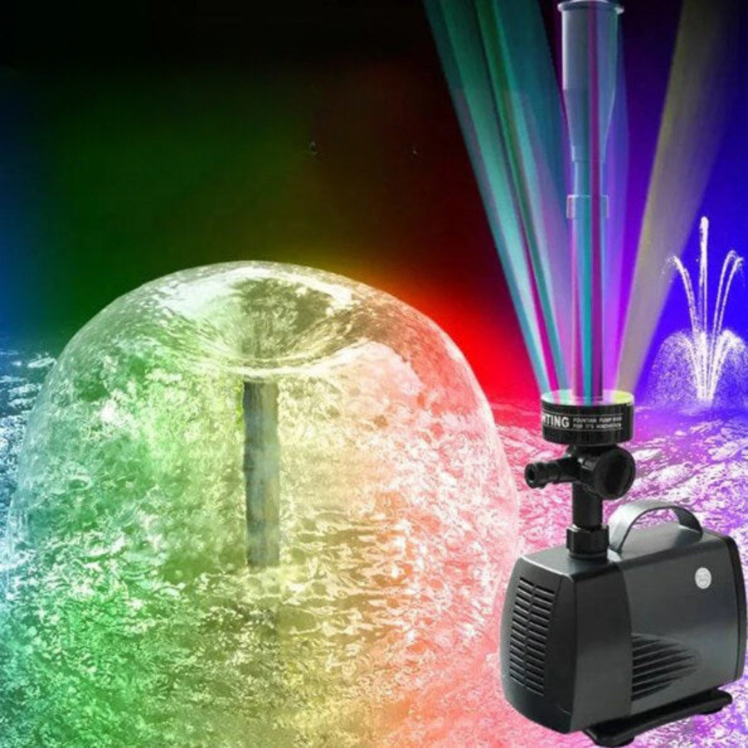 Fountlite Garden Fountain Pump with 12 LED Lights