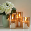 Flamelite Flickering LED Candle Set Of 3 with remote control