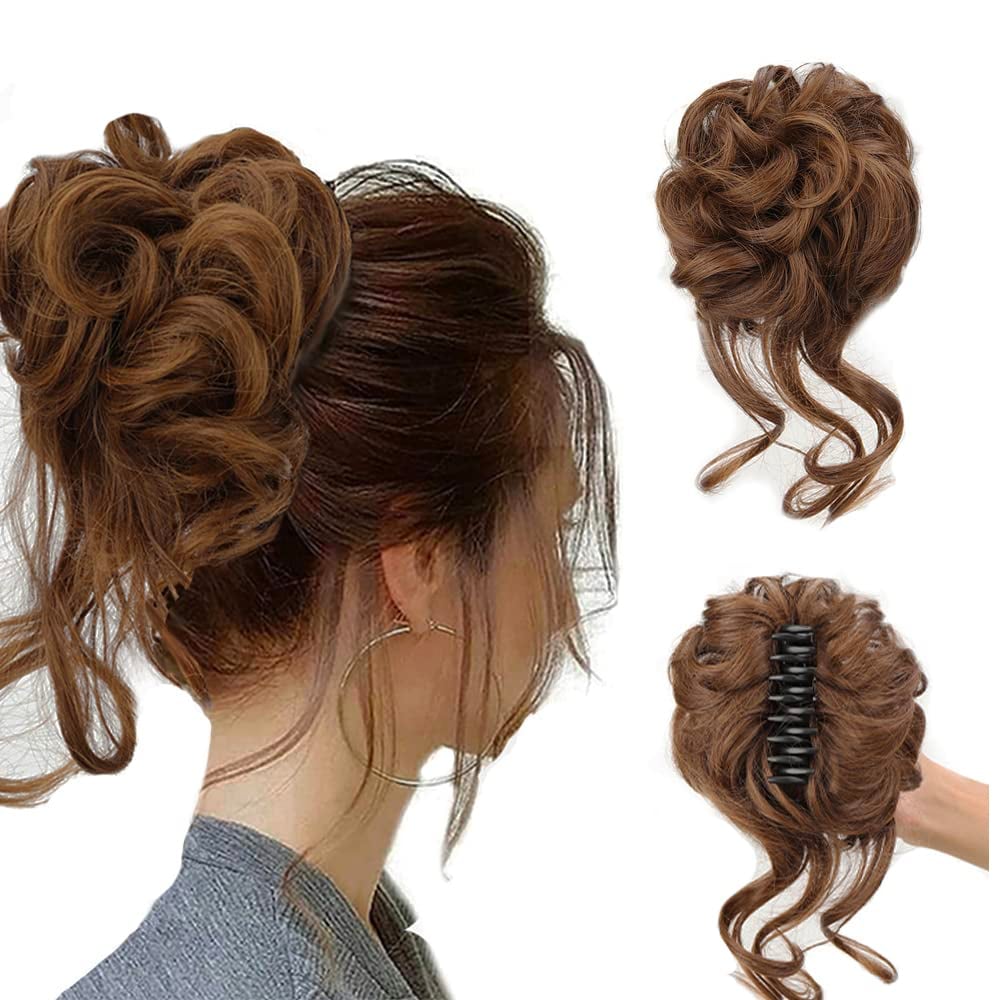 Loopybun Clip-in Curly Hair Bun Piece