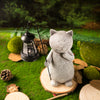 Scattue Solar Cat Resin Statue