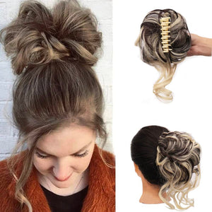 Loopybun Clip-in Curly Hair Bun Piece