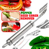 50% OFF | Seedcor Steel Pepper Corer & Seed Remover