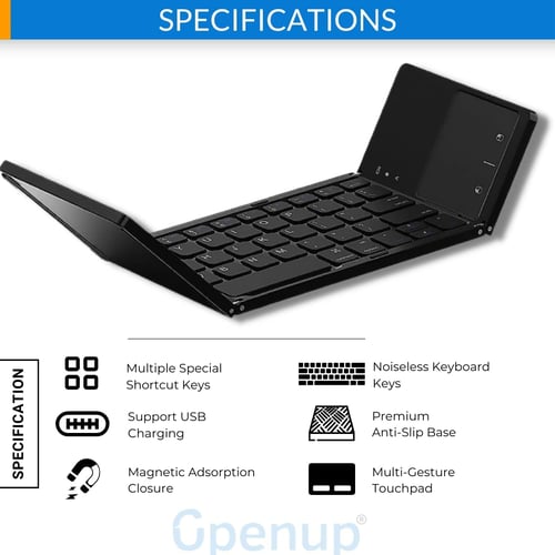 FlexTech™ Foldable Keyboard