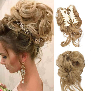 Loopybun Clip-in Curly Hair Bun Piece