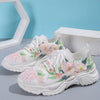 Floral Print Sneakers