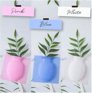 Silivase Magic Stick-On Silicone Flower Vases | BUY 1 GET 2 FREE (3pcs)