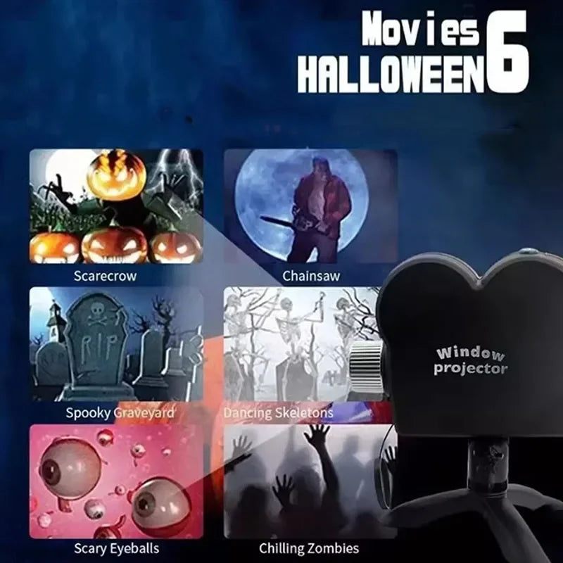 HALLOWEEN Projector incl. Screen