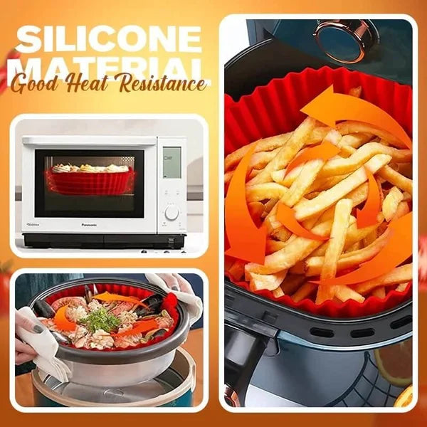 Plattos™ Silicone Air Fryer Tray | Pack Of 5