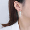 Dozola™ Curved Earrings with Luxury Rhinestones