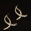 Dozola™ Curved Earrings with Luxury Rhinestones