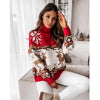 Christmas Turtleneck Powder With Moose Motif | HOLIDAY SALE