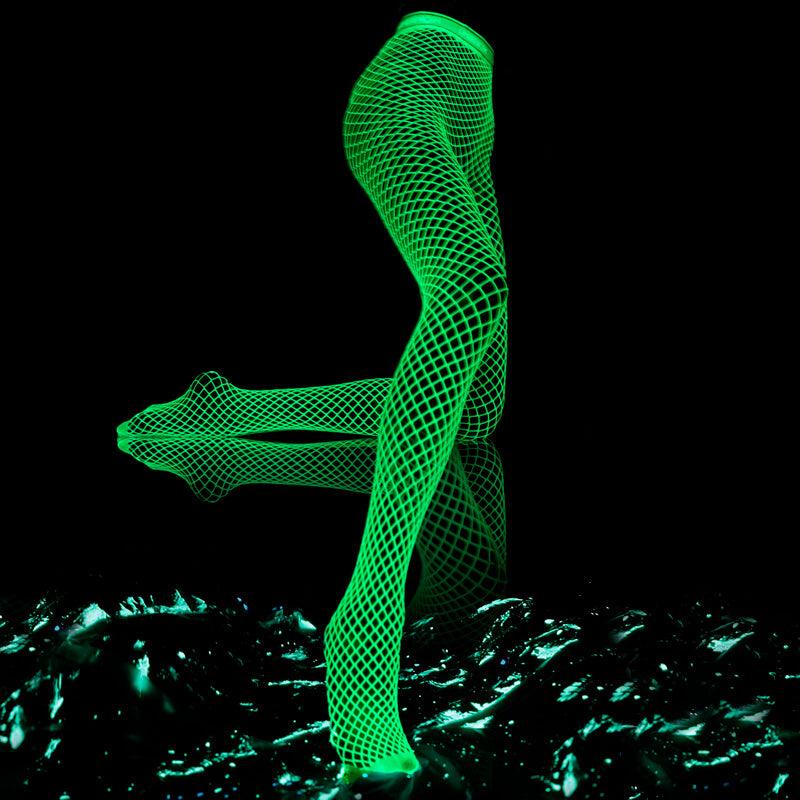 Glowtights Luminous Fishnet Stockings | Pack Of 2